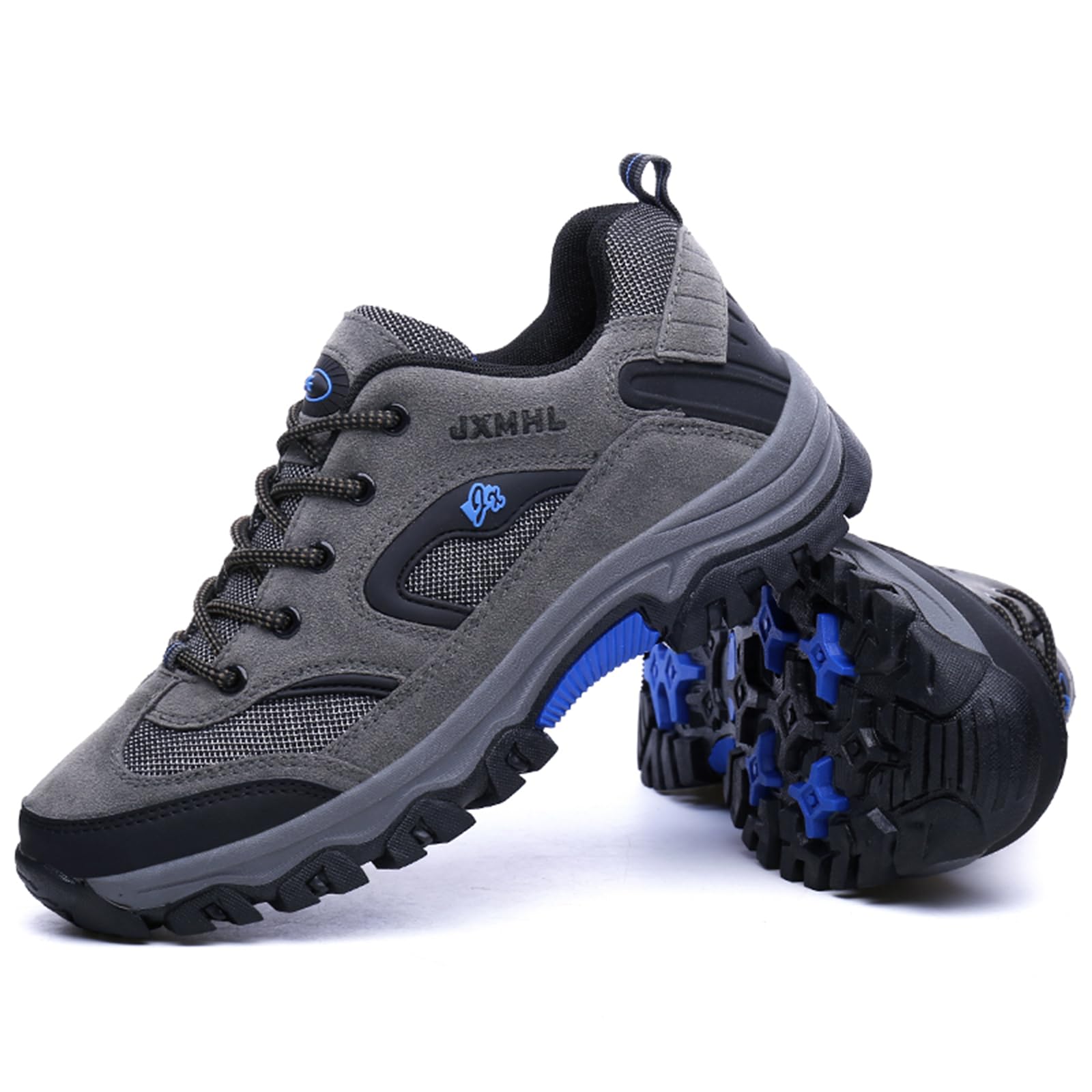 Męskie buty trekkingowe, lekkie, z ochroną kostek – oddychające buty trekkingowe na góry i na co dzień