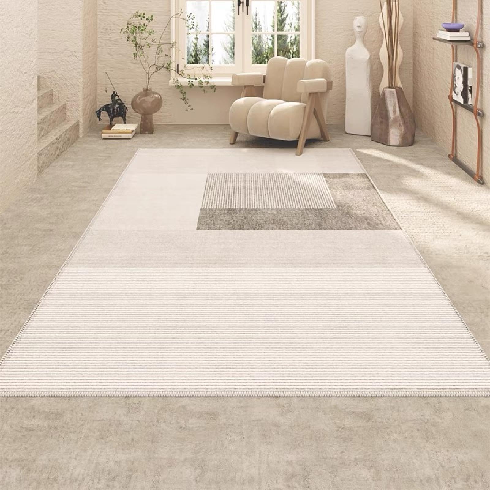 Tapis de salon moderne flanelle anti-froid décoration chambre douceur
