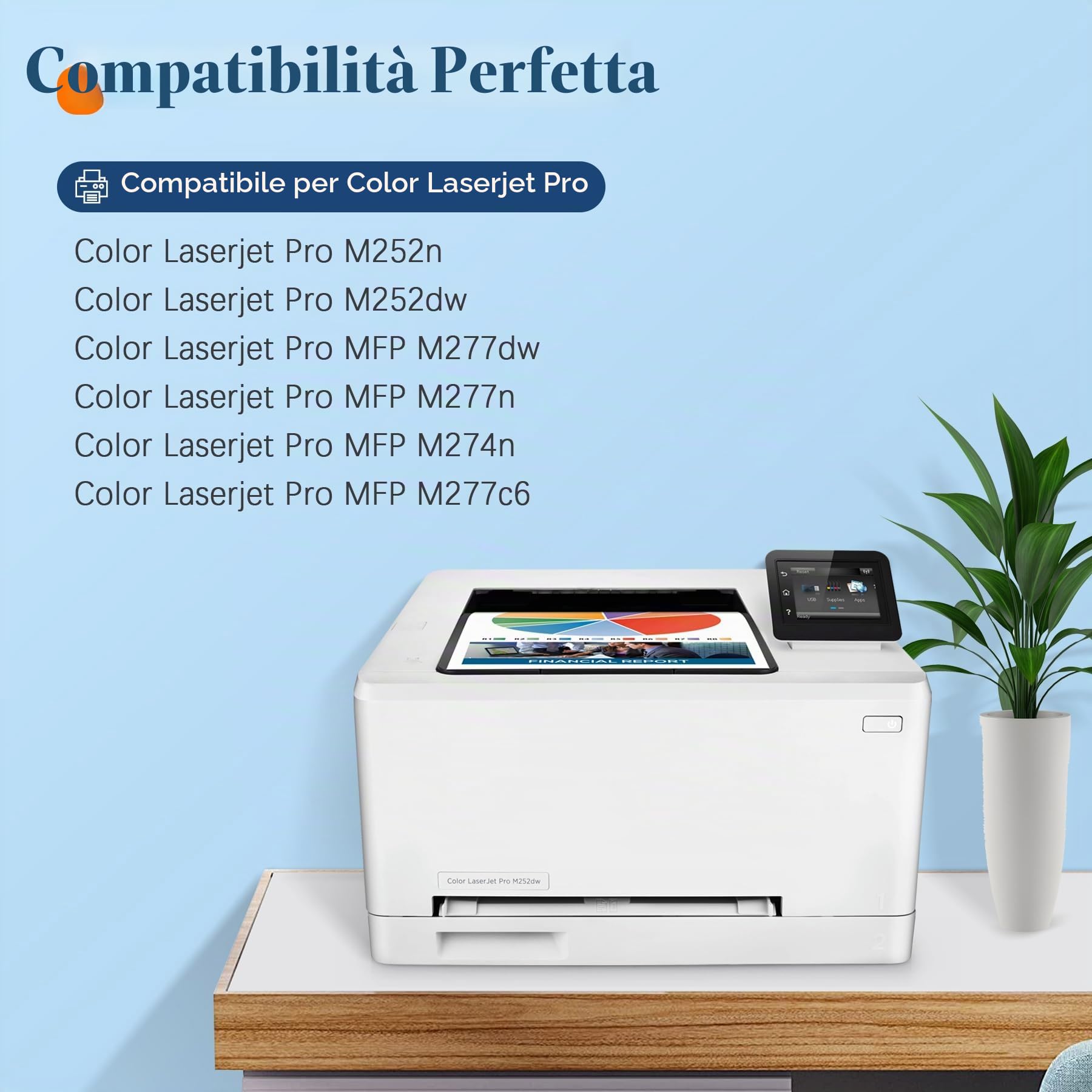 ColorKing 201X CF400X Cartucce Toner Compatibili per HP 201X 201A CF400X