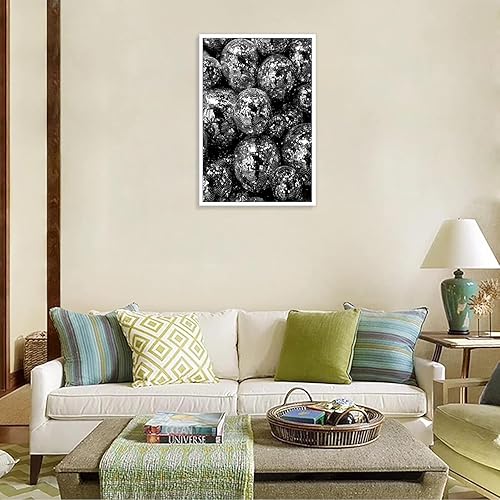 Miniatura 5 de Póster de lona de moda con bola de discoteca en blanco y negro de los años 70, decoración de pared para sala de estar, bar, carrito, decoración de