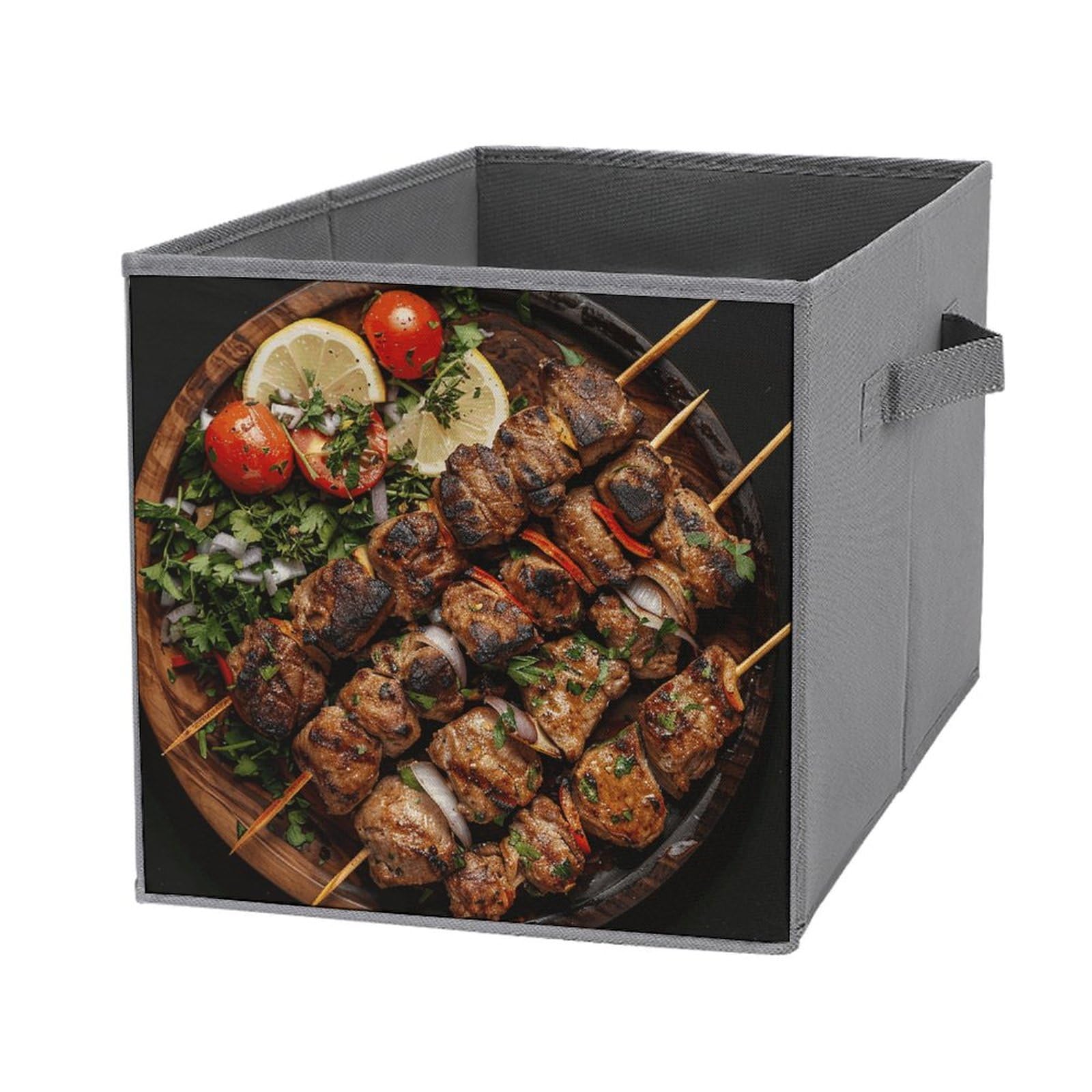 Boîte de rangement pliable en bois pour placard et vêtements