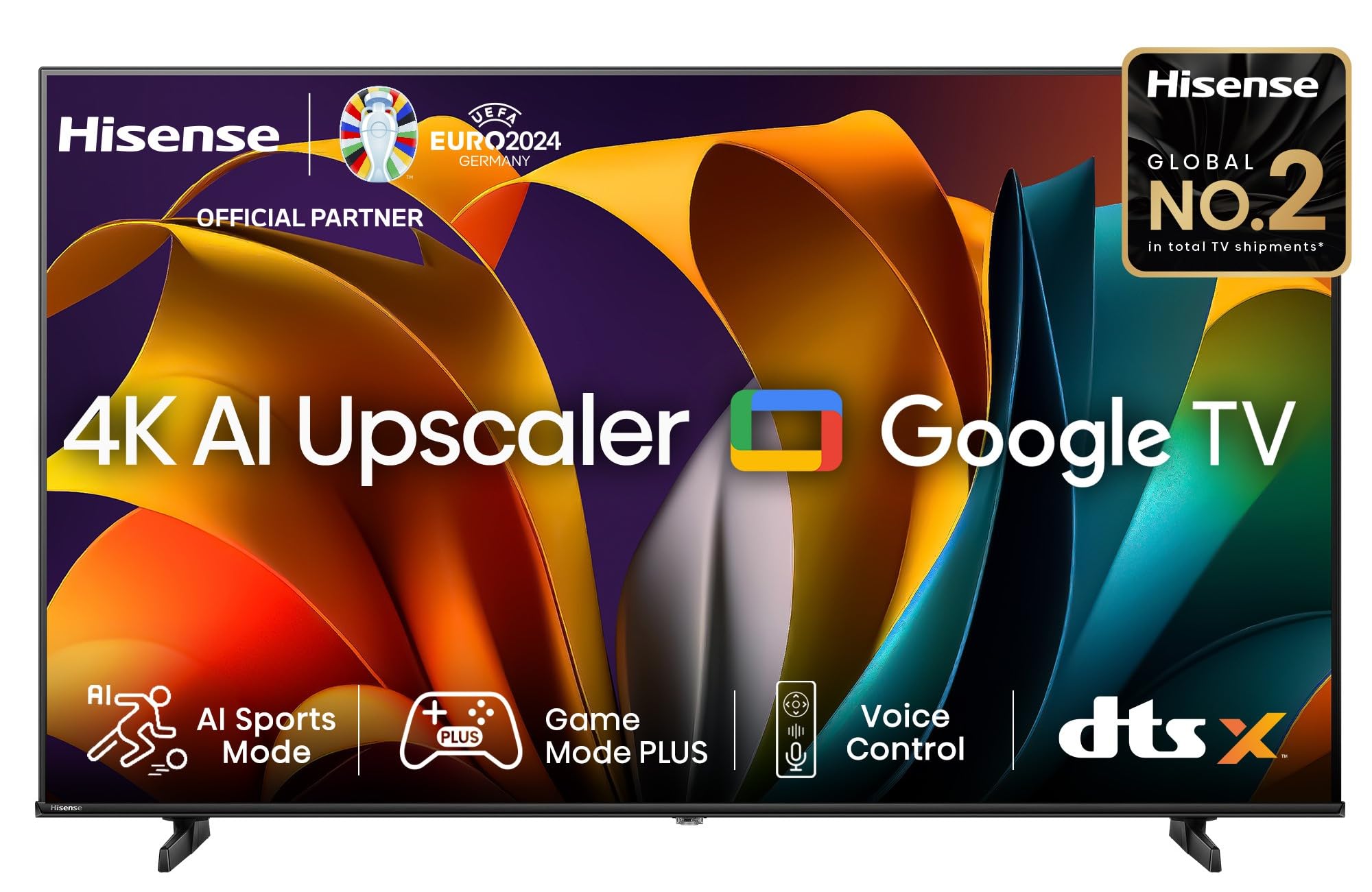Hisense 108 cm (43 inches) E6N Series 4K Ultra HD Smart LED Google TV 43E6N (Black) (B0D3XCZWLT) Amazon Price History, Amazon Price Tracker