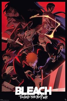 BUY ART FOR LESS Officially Licensed Bleach - TYBW Thousand Year Blood War- Key Art Regular Art Poster - 24 x 36 Inch - Decorative Print - Poster Paper - Ready to Frame