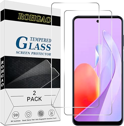 Paquete de 2 protectores de pantalla diseñados para Moto G Stylus 2022, Moto G Stylus 5G 2022, vidrio templado, dureza 9H, compatible con fundas,