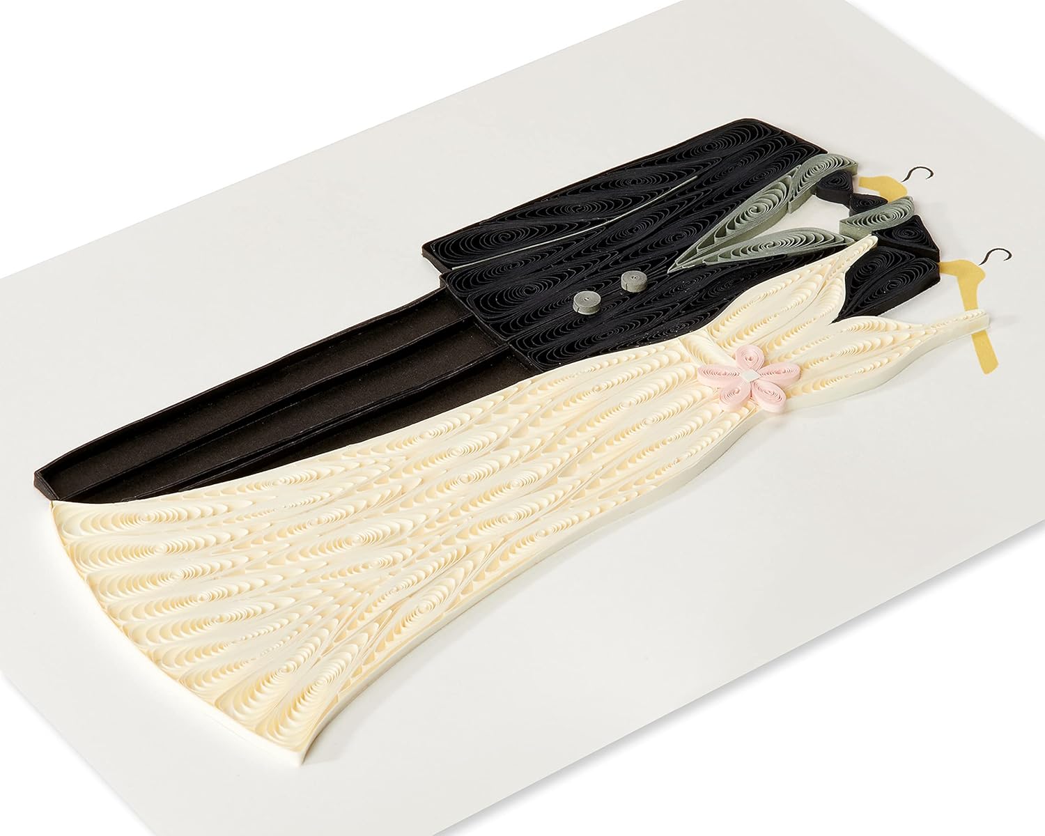 Papyrus Premium Wedding Quilling Card (The New Mr. & Mrs.) image 5 of 6 B092LBR1CT