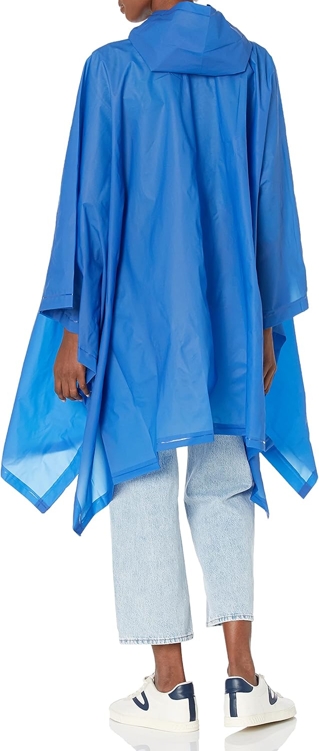 totes Unisex Rain Poncho, lightweight, reusable, and packable on the go rain protection, Clear, One Size : Clothing, Shoes & Jewelry