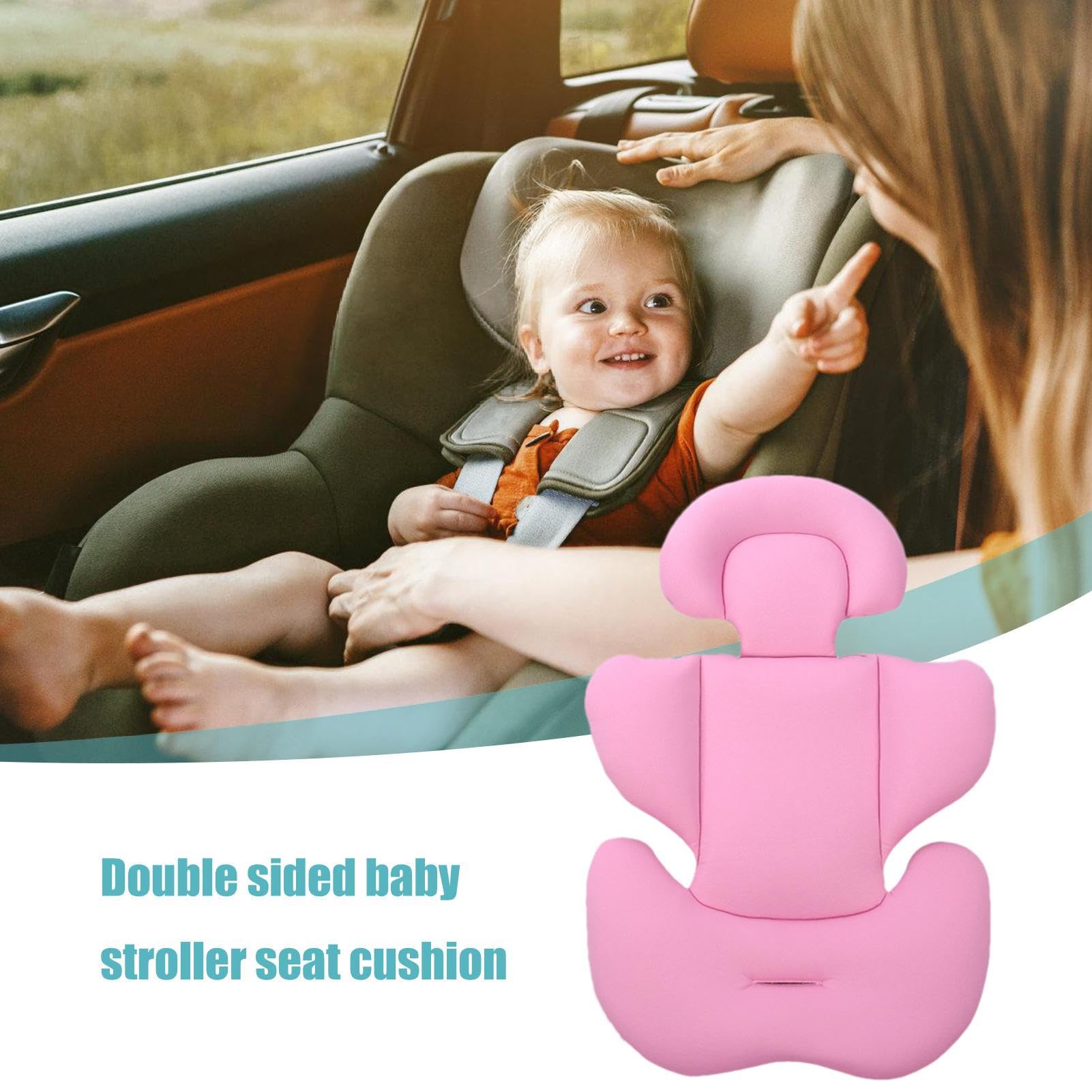 Para Cochecito Suave Transpirable Todo Clima | Cojín Para Cochecito Y Sillita De Coche Para Niños, Niñas, Preescolares, Trona, Capazo, Cuna, Hogar, Viaje Y
