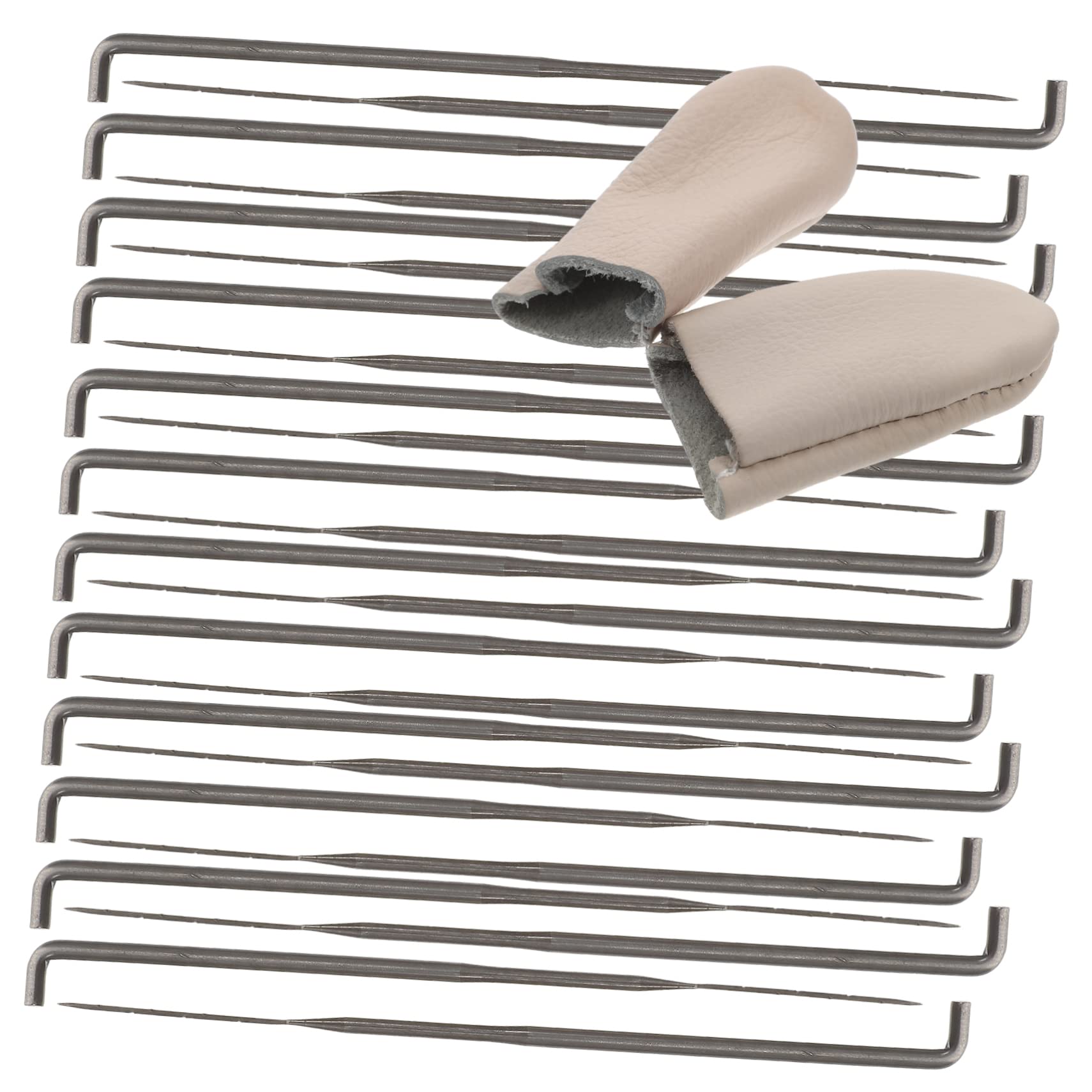 Gadpiparty 3 Sätze Wollfilm -werkzeugset Zum Handnähen Nadel-kit Stickerei Nadeln Stich Stanznadel Zum Sticken Bausatz Zubehör Nadelwerkzeuge Aus Filz Pu-Leder
