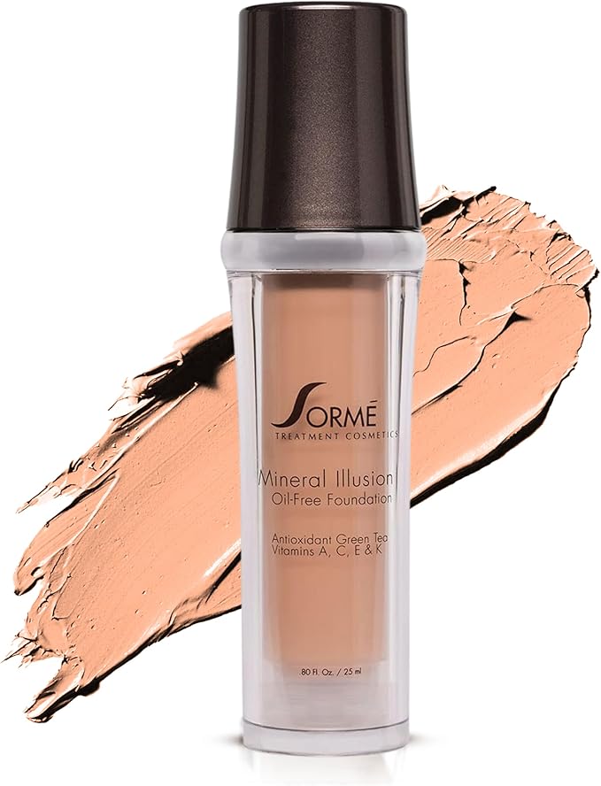 Sorme Cosmetics Mineral Illusion Foundation, Golden Light, 0.8 Ounce