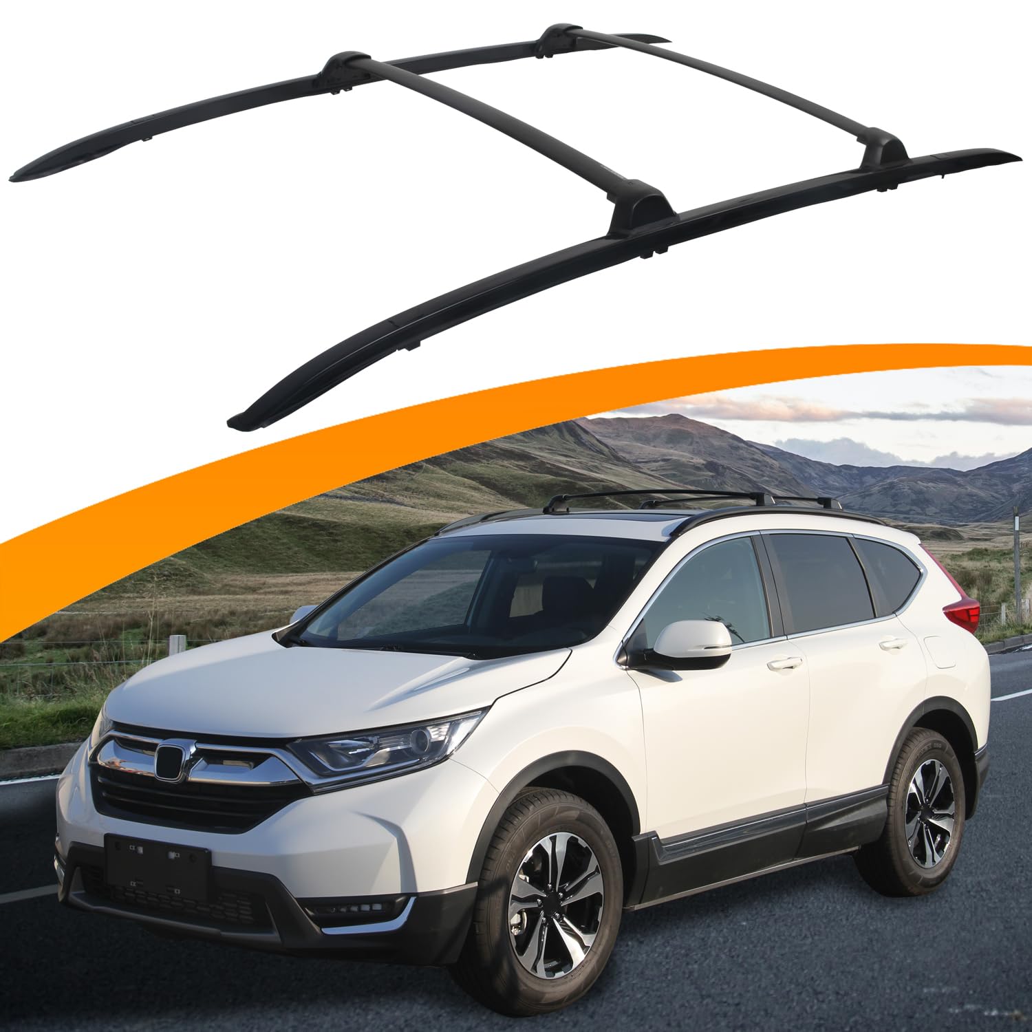 Snailfly 4PCS Roof Rack Rail Cross Bars Fit for Honda CRV CR-V 2017-2022 Crossbars Cargo Accessories