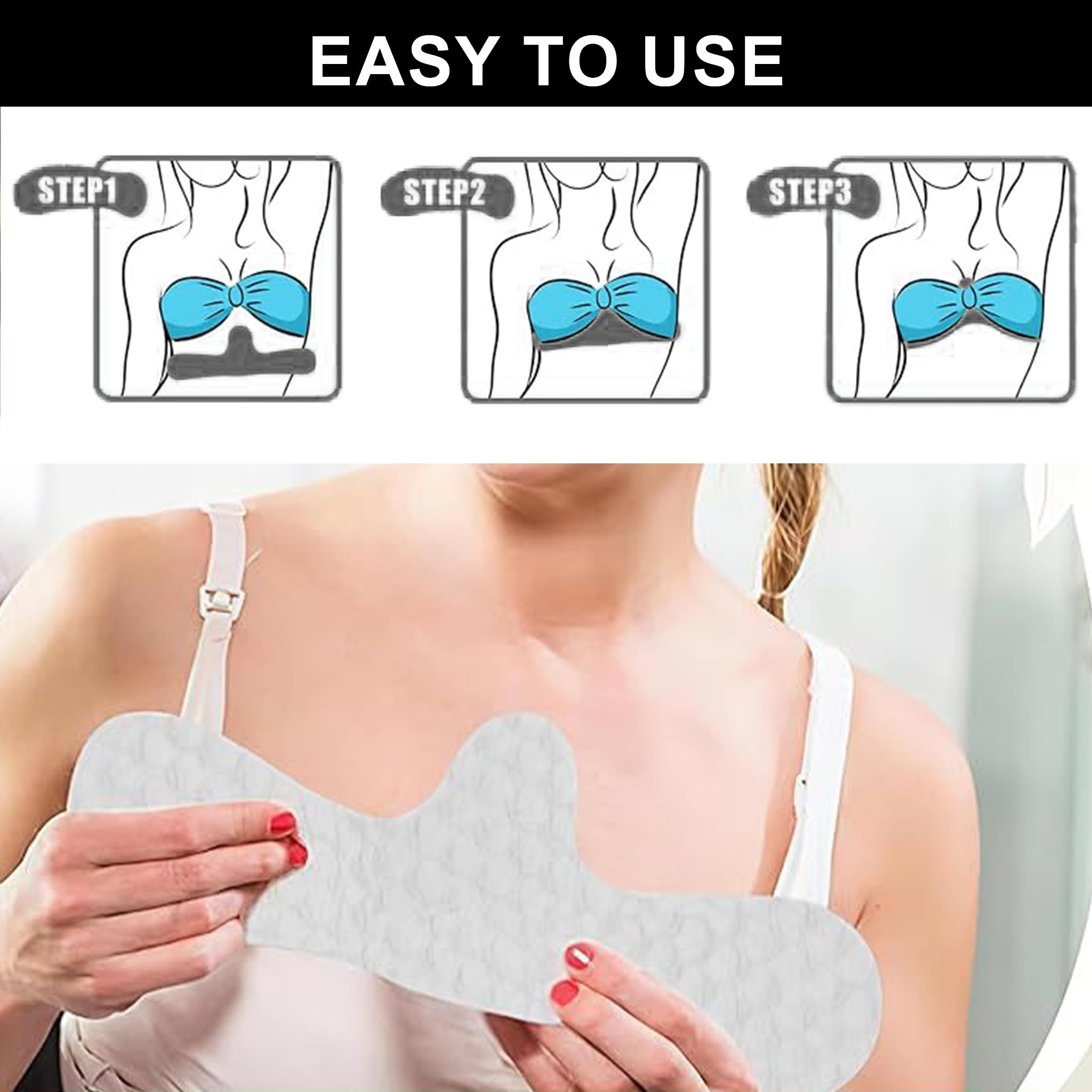 Inserti 10 Pezzi per Il Reggiseno per sudare, Cuscinetti protettivi Contro Il Seno in Cotone riutilizzabili, Traspiranti per Sport e Allattamento, Extra Morbidi