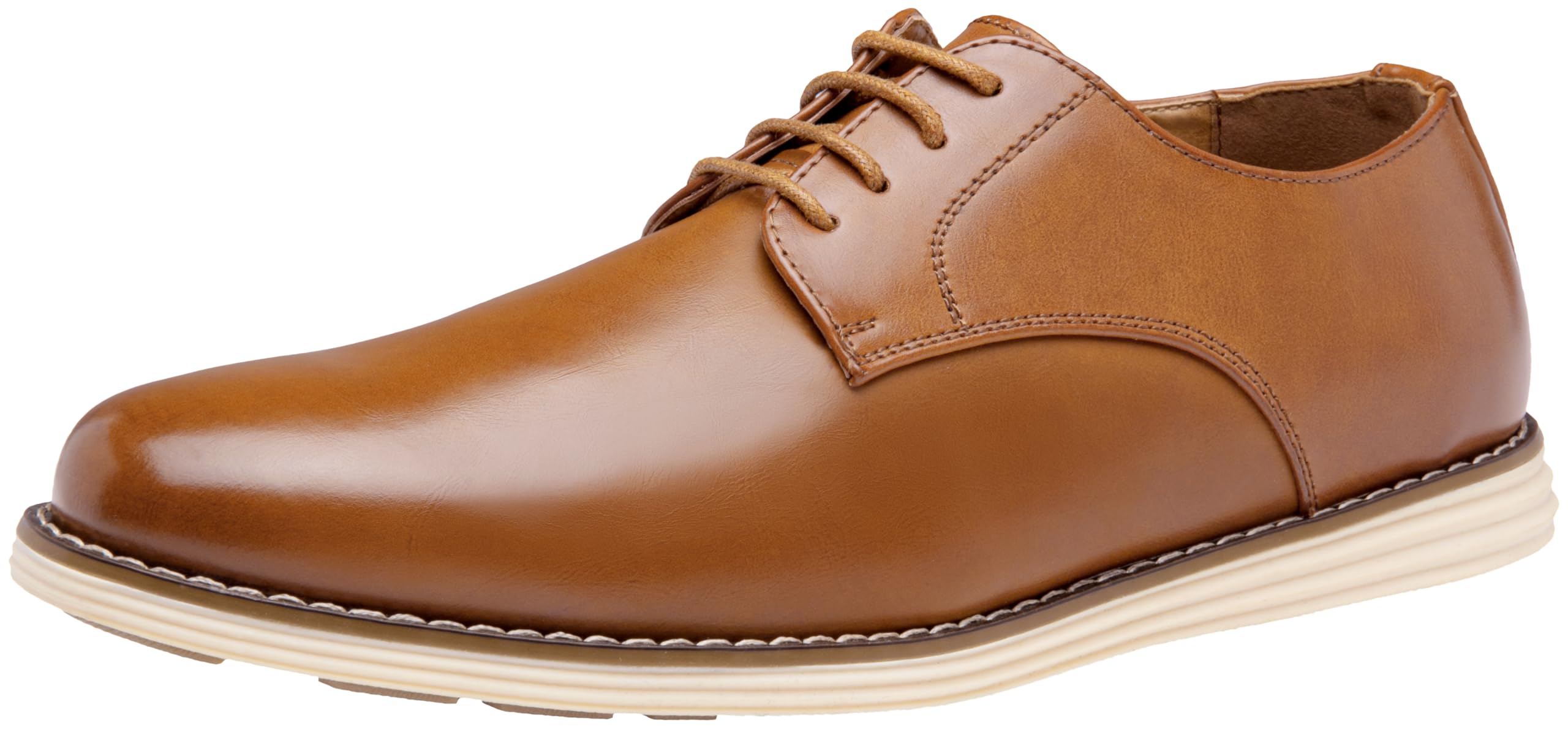 Vostey Mens Casual Dress Shoes Wingtip Plain Business Dress Shoes for Men