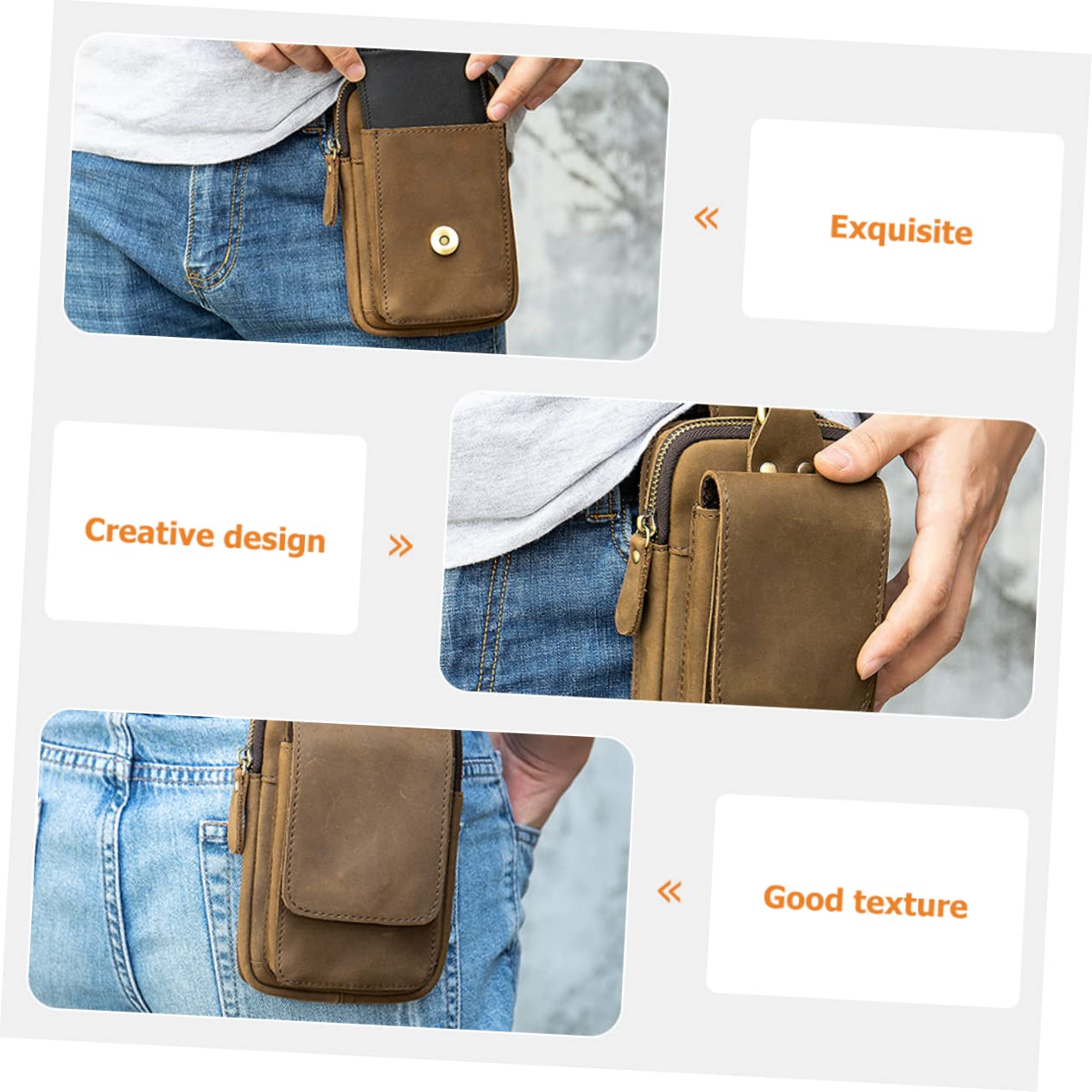 SHINEOFI Pochette Étanche pour Téléphone Portable Sacoche de Ceinture pour Téléphone Accessoire de Ceinture