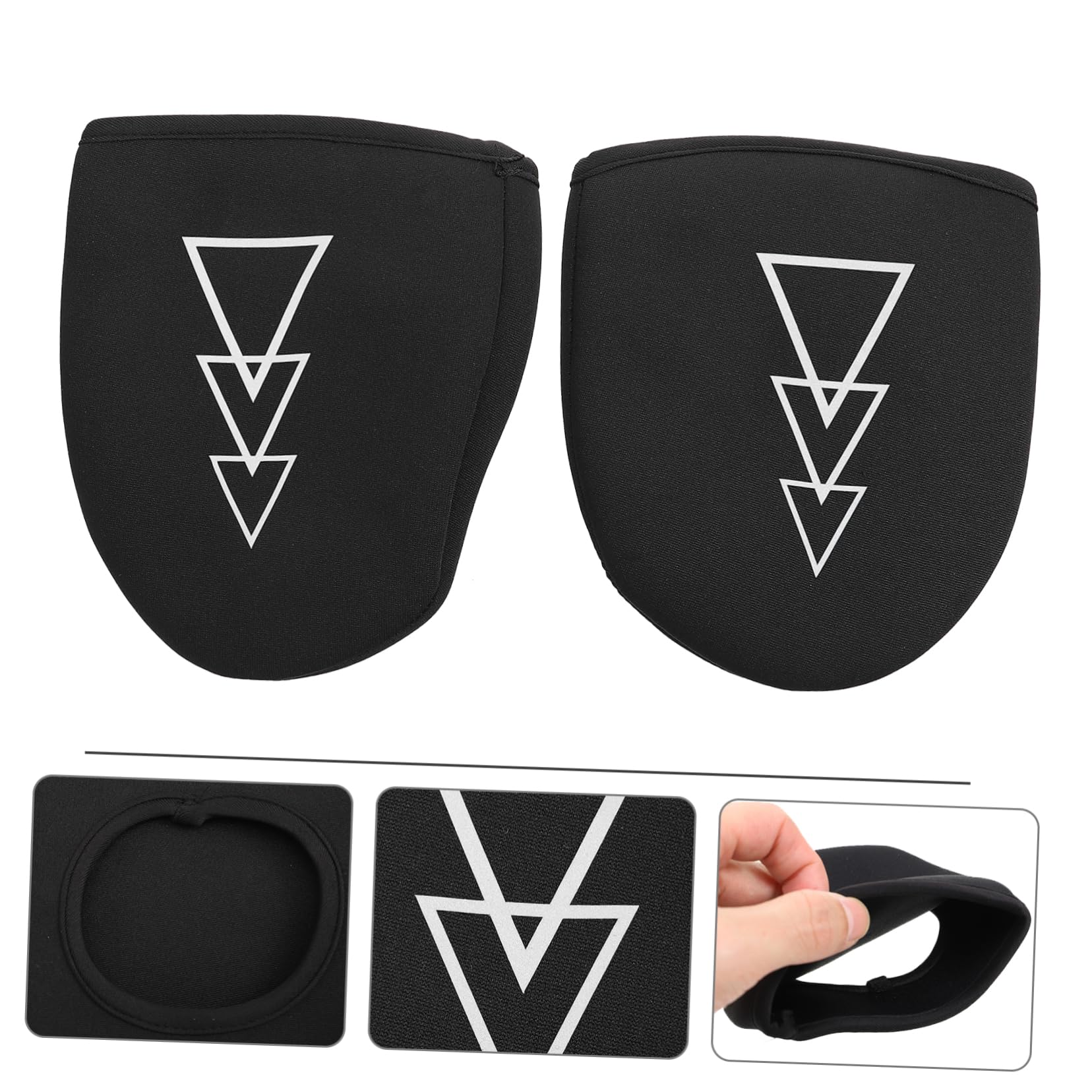 GOOHOCHY Cycling Overshoes Half Shoe Covers Winter Shoes Cover Windproof Warm for Biking