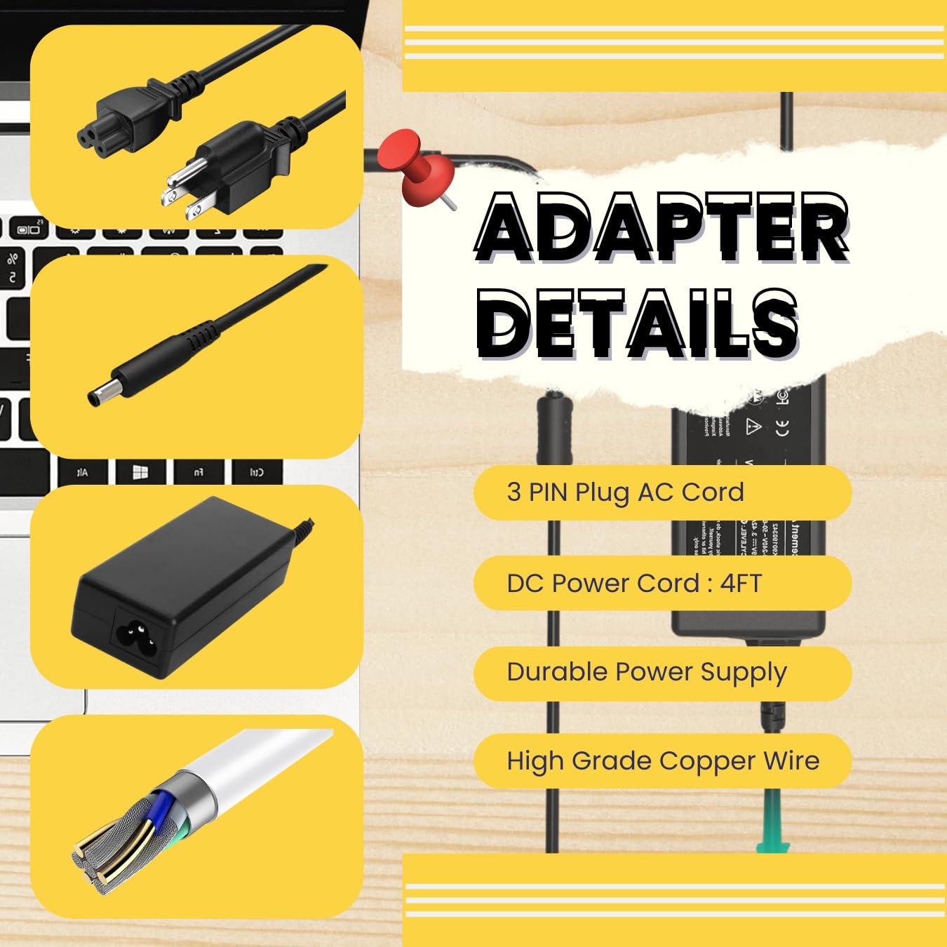 Hover Hoverboard Charger EeTao AC/DC Adapter Charger
