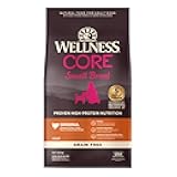 Wellness CORE Dry Dog Food, Small Breed, Grain-Free, High Protein, Natural, Original Turkey & Chicken Recipe, (12-Pound Bag)