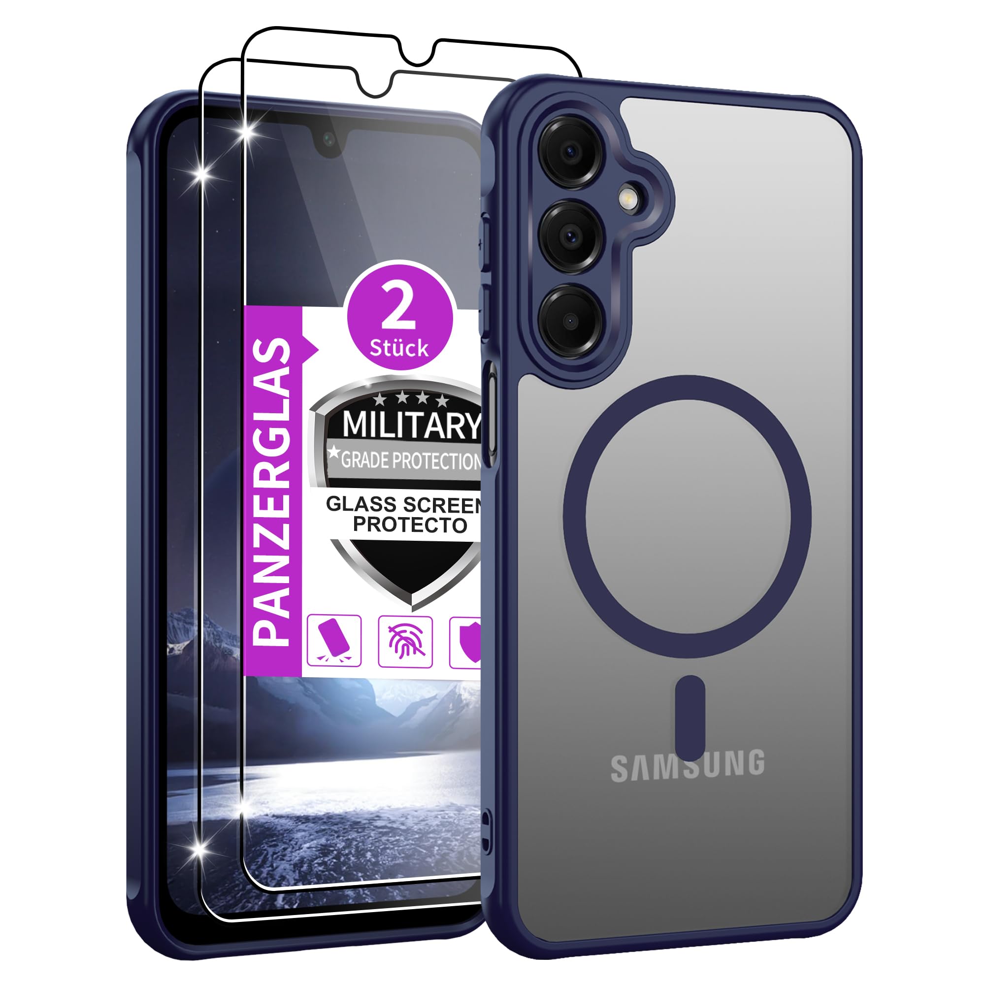 Jshru für Samsung Galaxy A15/A16/A56 5G/A17 /A26/A36/A37/A57 Hülle