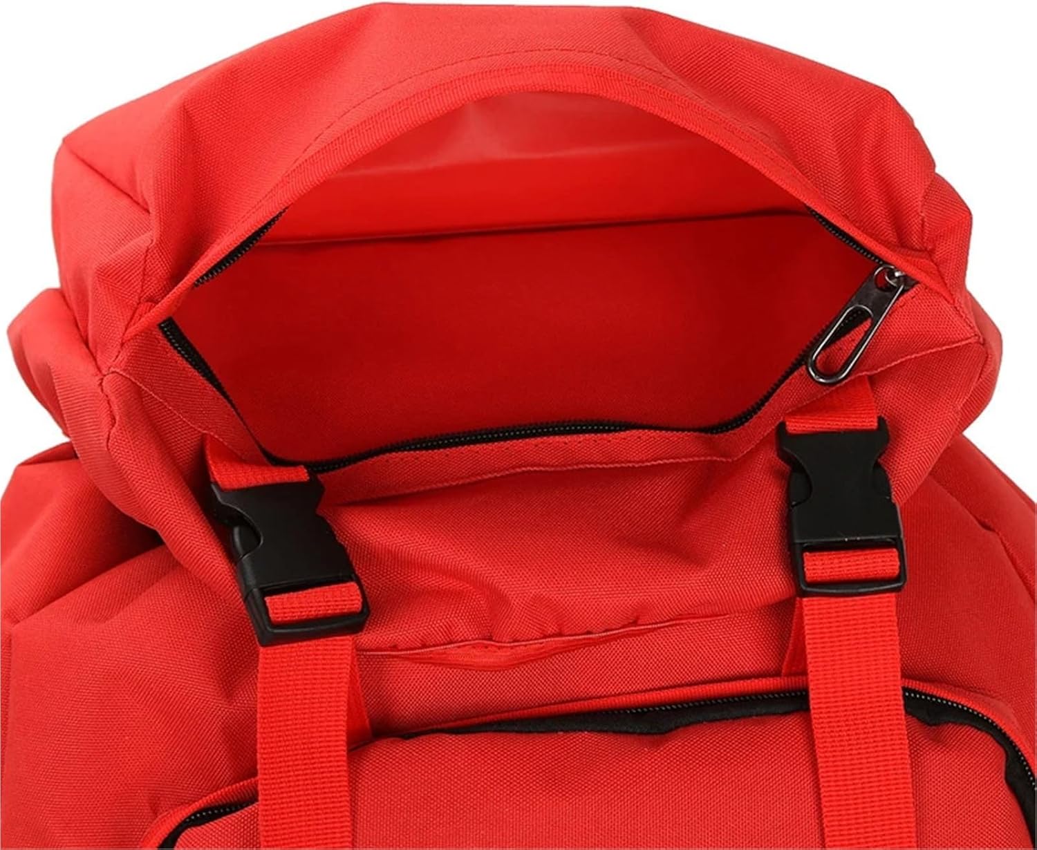 Men’s Modular Webbing Hiking Backpack – Spacious Rucksack for Camping & Mountaineering(Green)