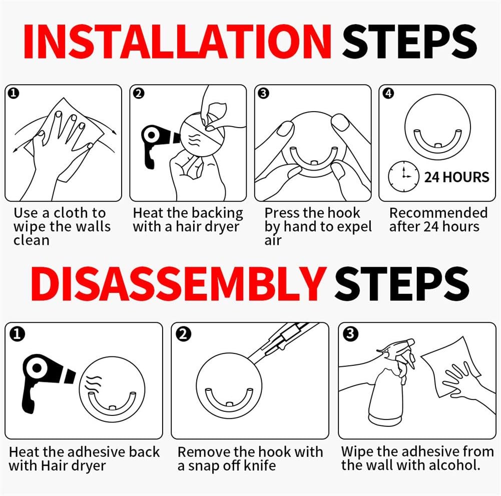 Adhesive Hooks Wall Hanger Holder Self Stick Heavy Duty Utility Storage Hooks,Kitchen Bathroom Stainless Steel Waterproof Hooks (Golden, 4)