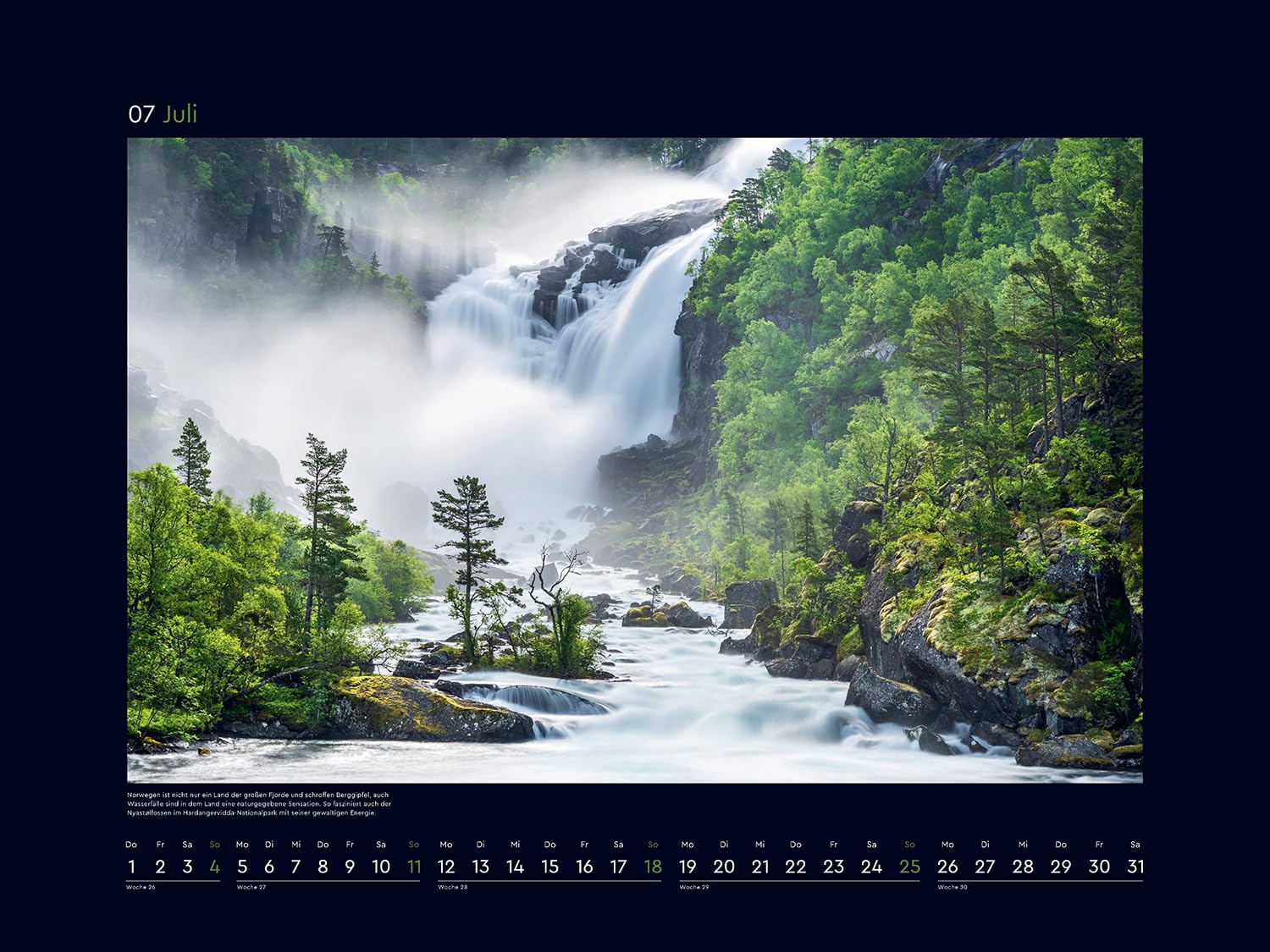 Norwegen - KUNTH Wandkalender 2027: Hochwertiger, bildstarker Kalender mit Spiralbindung im Großformat