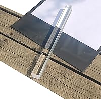 Vista 1 de 1 pieza varillas cuadradas de acrílico transparente de 1"x1"x12 pulgadas PLEXIGLASS Lucite varilla de plástico