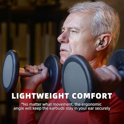 Miniatura 5 de SoundMAGIC S20BT Auriculares Bluetooth con banda para el cuello, auriculares inalámbricos estéreo de alta fidelidad con micrófono, auriculares