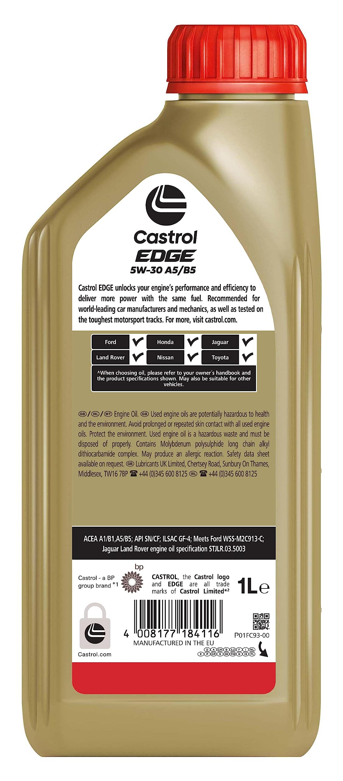 Castrol EDGE 5W-30 A5/B5 Motoröl, 1L – Ansicht 4