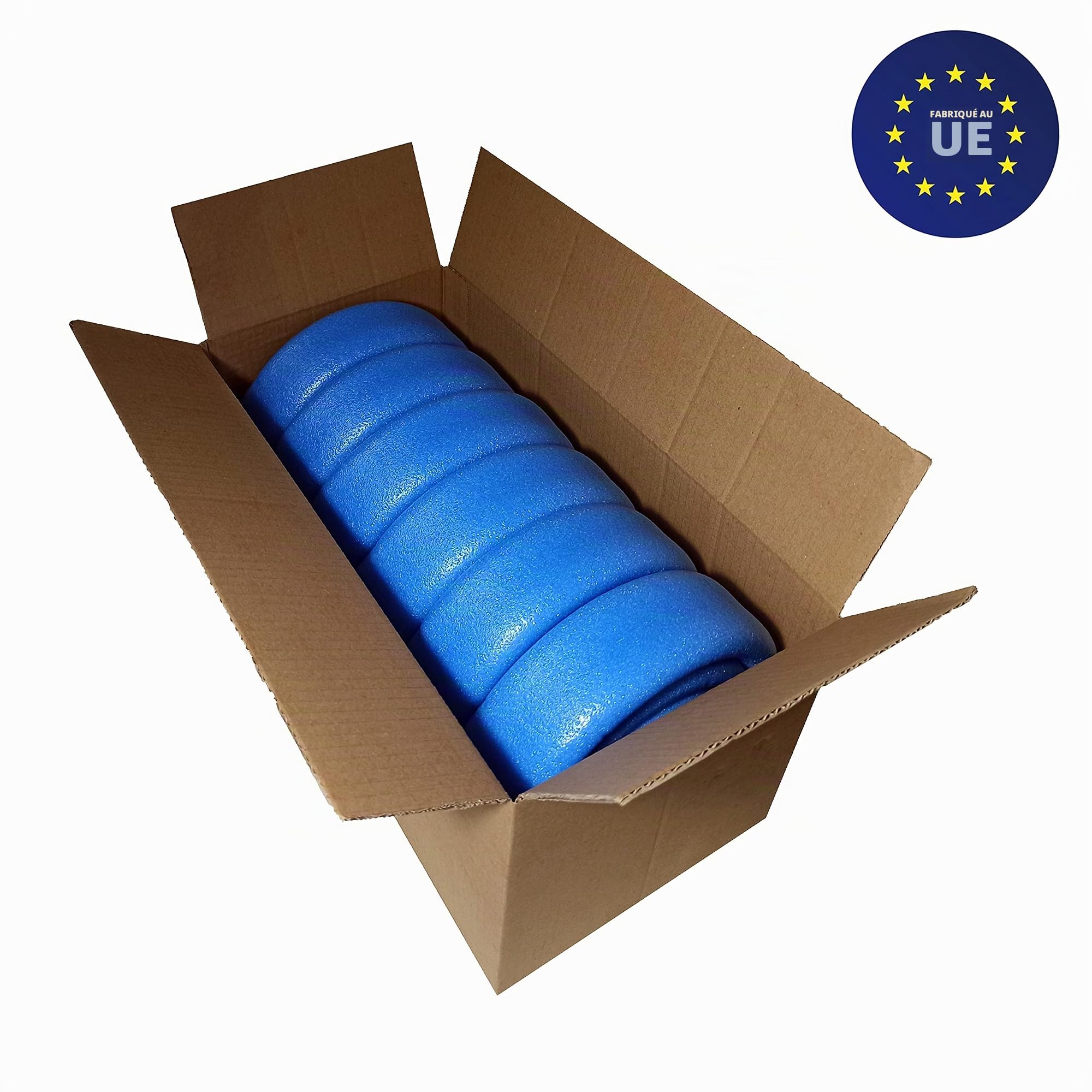 Mousse Protection Trampoline 6 poteaux 180 cm Vert | Protection mousse universelle pour 6 poteaux, résistante à l'eau, à l'humidité et aux UV pour trampoline de jardin