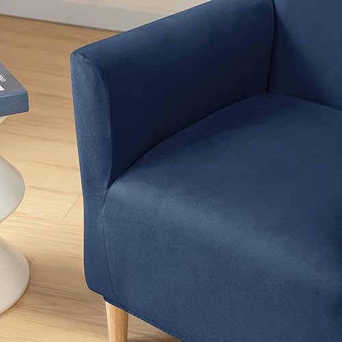 Vista 66 de MIFXIN Fundas para sillón de banquete, funda suave y elástica de jacquard con brazos, elástica antideslizante, funda de sofá, protector de muebles