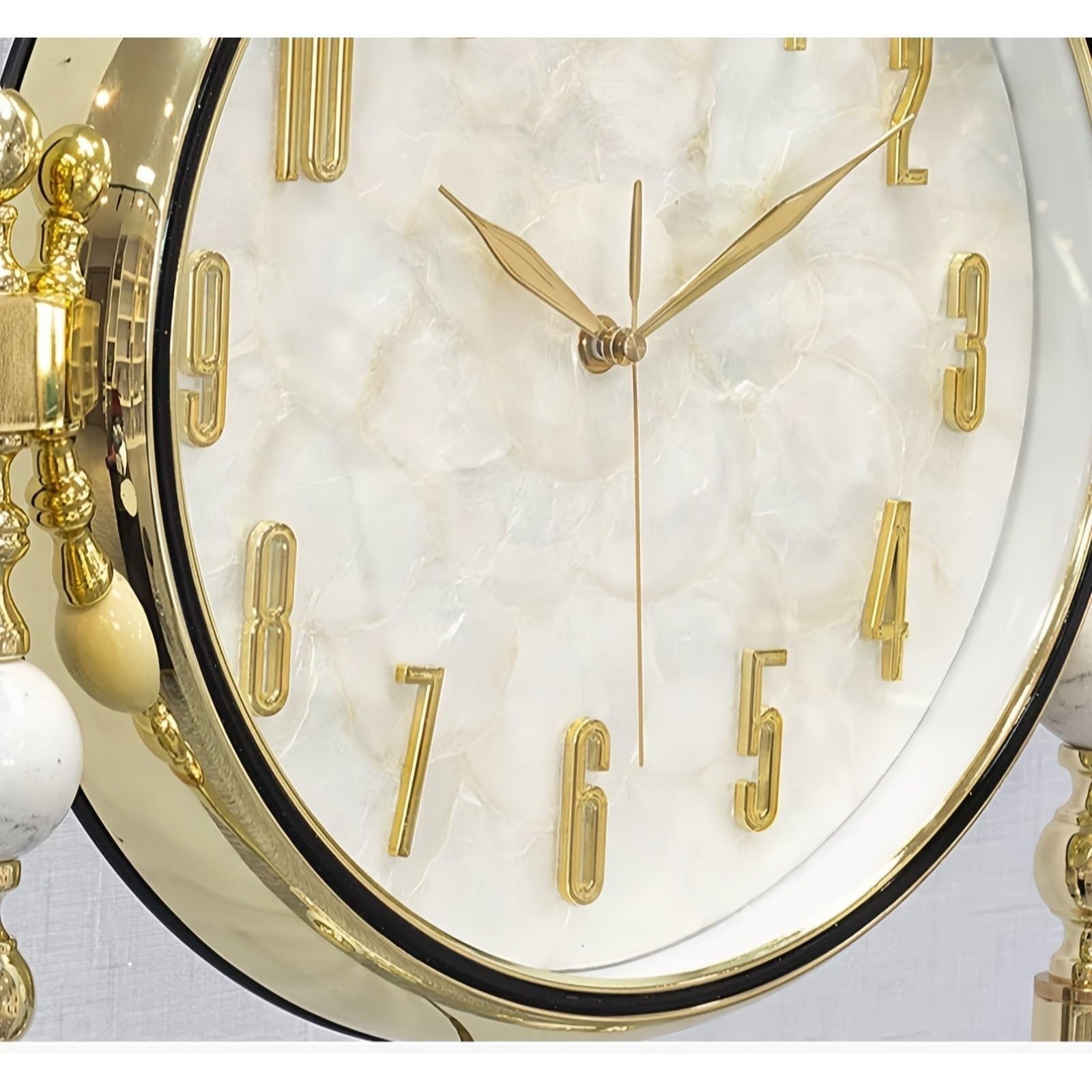 Decorativo Reloj de pie Metal con Movimiento Cuarzo silencioso para la Oficina