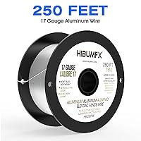 Vista 2 de Bobina de alambre eléctrico de aluminio para valla de 250 pies de calibre 17 (1)