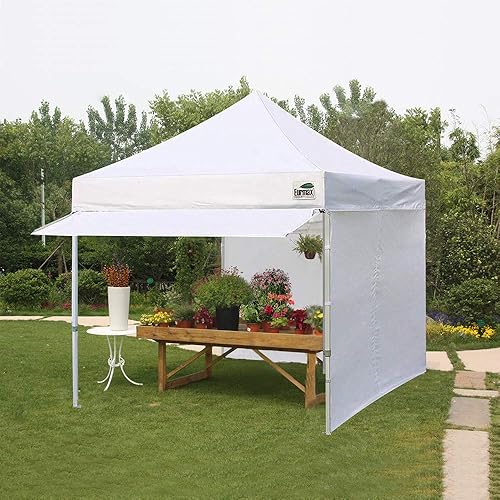 Miniatura 9 de Toldo Eurmax comercial de 3 m x 3 m, carpa para armar, toldos para fiestas en exteriores con 4 paredes laterales desmontables, con cierres, y bolsa