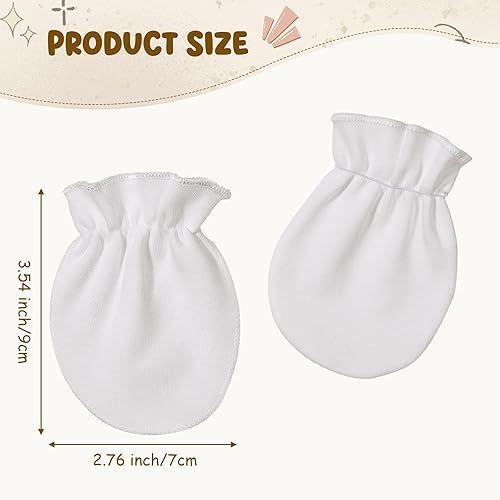 Miniatura 5 de Guantes de algodón para recién nacido, guantes de algodón para niños y niñas