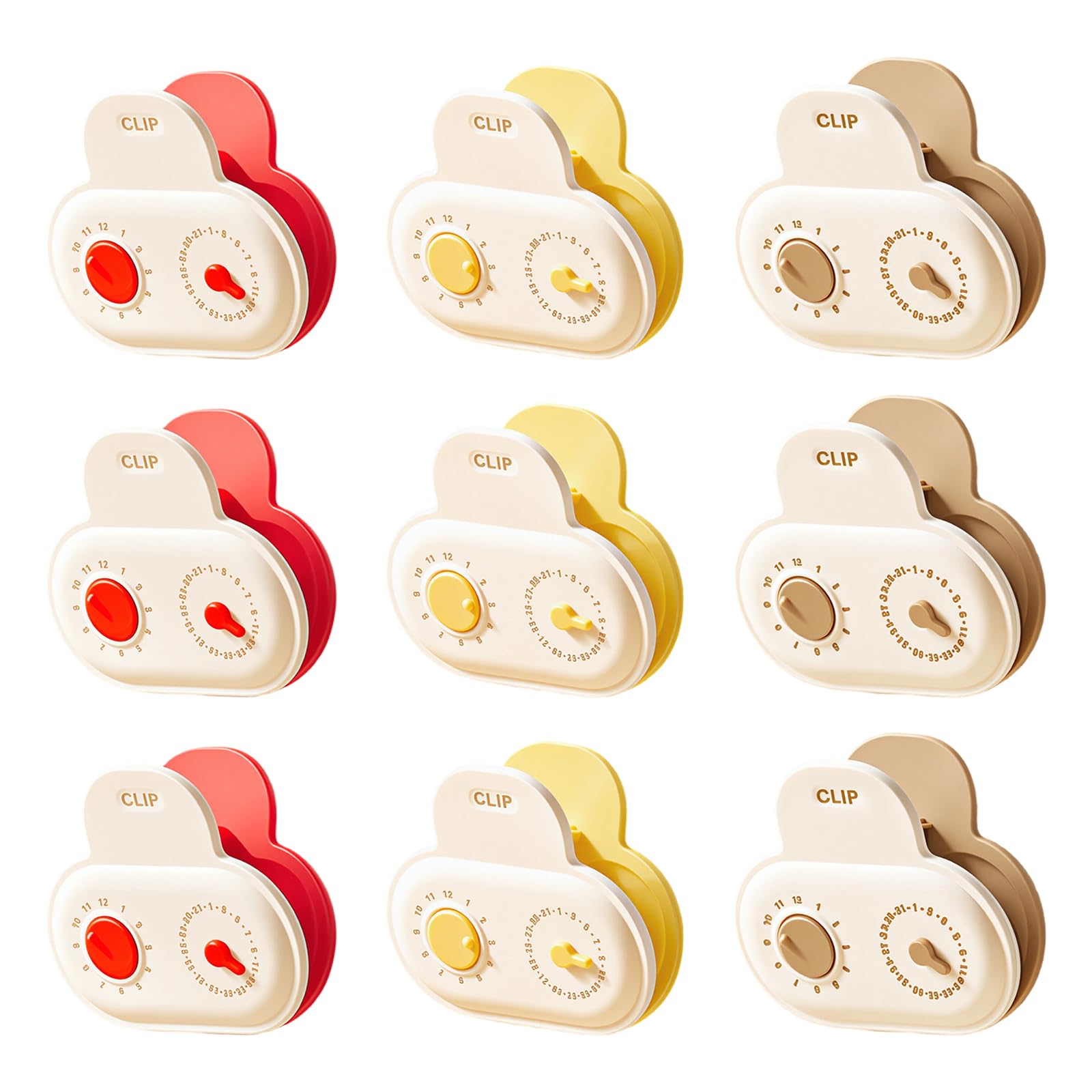 Whoasyst Refrigerator Magnets Fridge Magnets, Fridge Decoration Sticker, Bag Sealing Clip for Kitchen, Locker Whiteboard Bag Sealing Clip