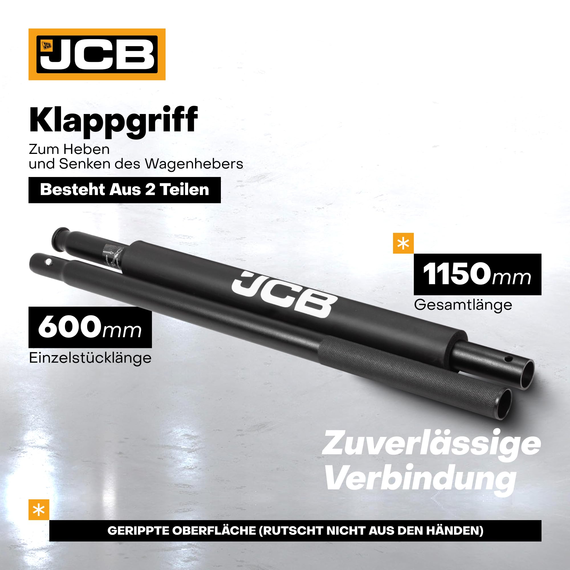 JCB 3 Tonne Low-Profile Double-Pump Trolley Jack - View #5