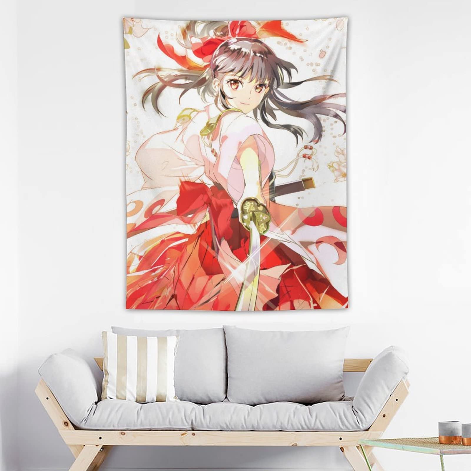 Amazon.co.jp: タペストリー サクラ大戦 真宮寺さくら 落桜 女剣士 