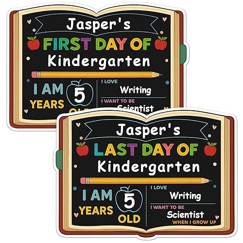 First Day Last Day of School Board Double Sided Back