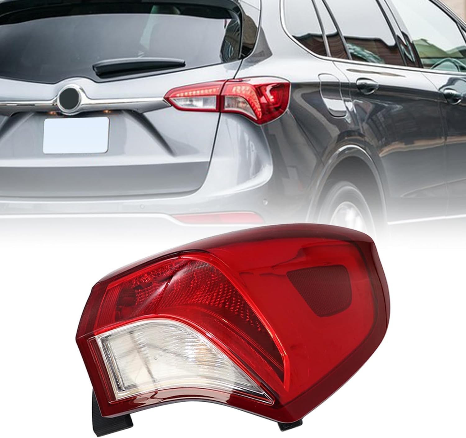 XQSMWF Right Passenger Side Rear Brake Lamp Outer Tail Light Compatible With Buick Envision Premium Preferred Essence Sport Base 2019-2020 Replace 84448648 84512456 GM2805142
