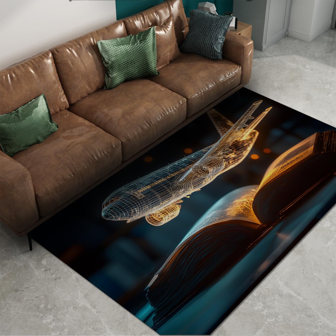 Tapis lavable pour salle de jeux résistant aux taches 180x270