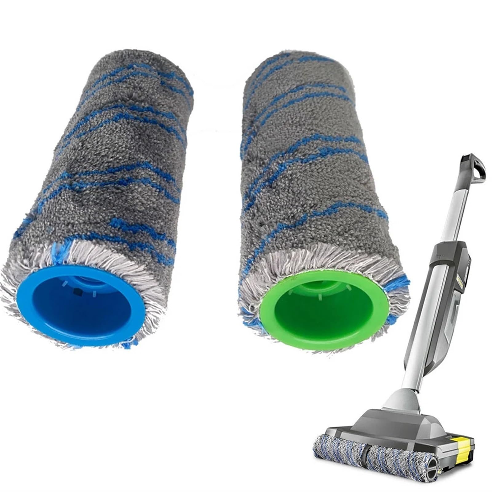 Rulli Di Ricambio Per Karcher BR 30/1 - Microfibra Lavabile, Per Pulizia Pavimenti Bagnato/Asciutto - Foto 13