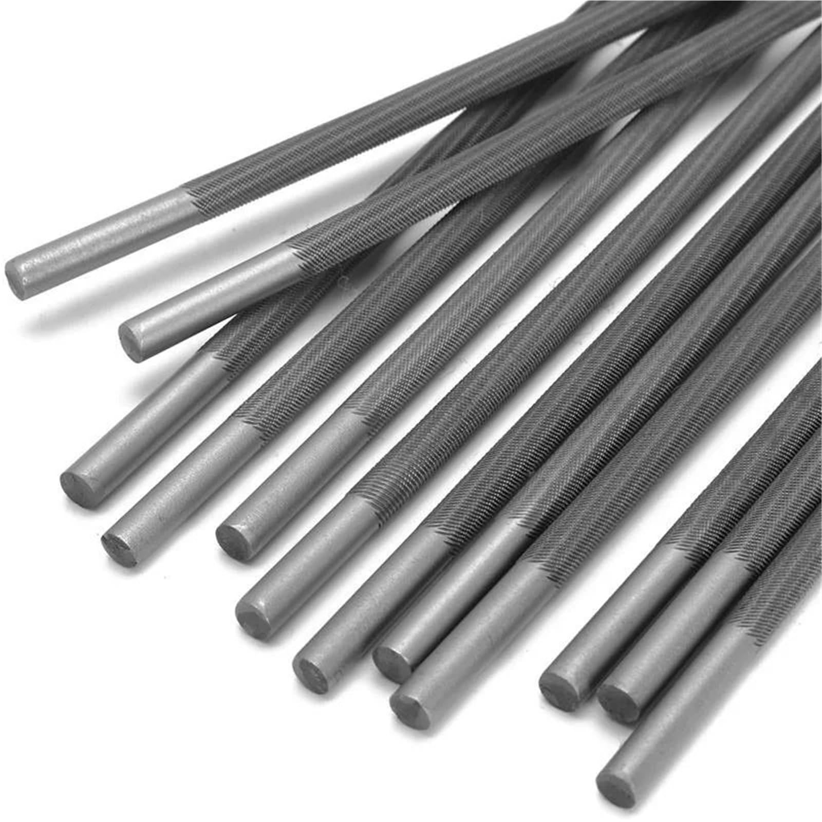 12 lime rotonde 5,5mm utensili affilatura catena motosega