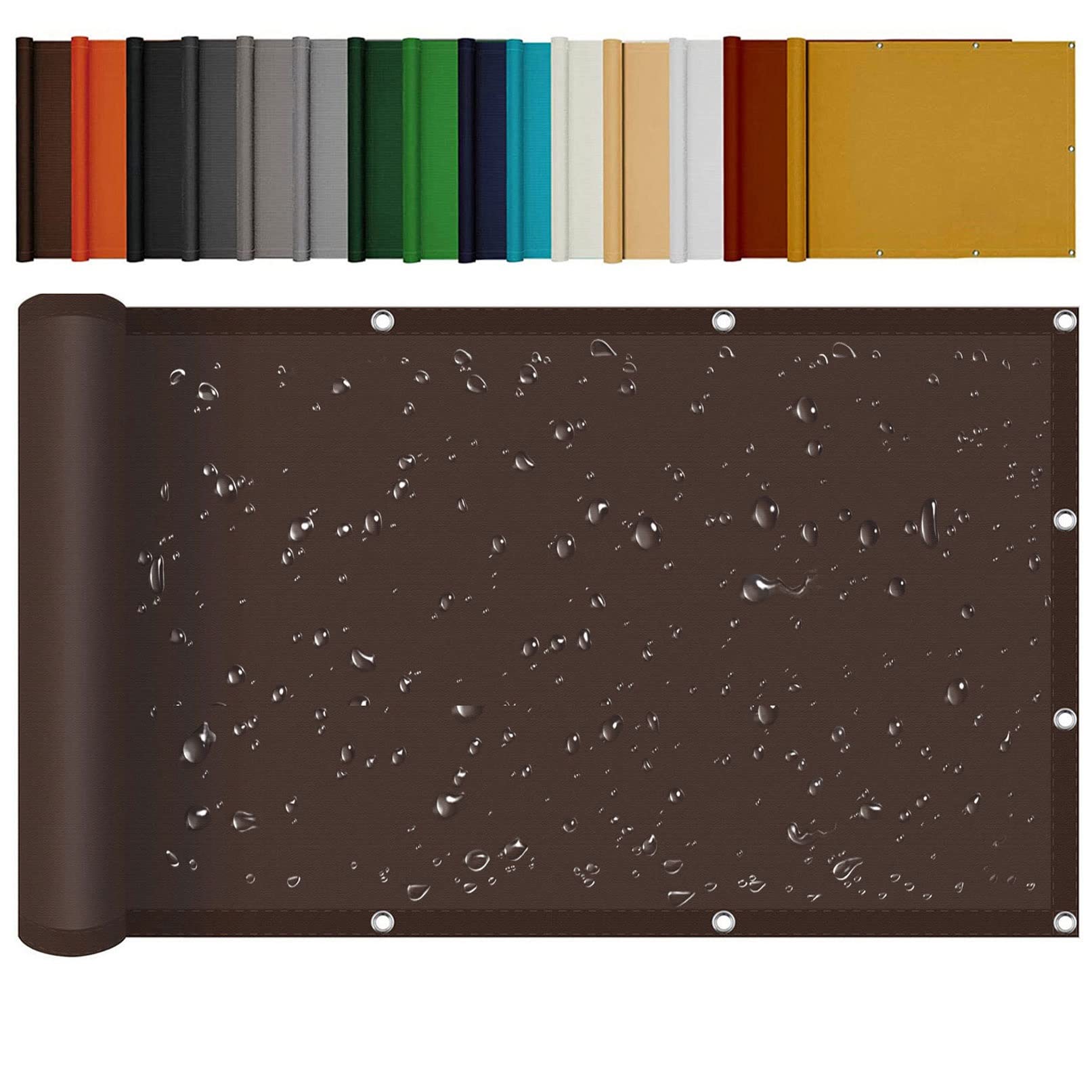 Auvent d'auvent bache ombrage 6x10m résistant aux UV et pluie pour pergola