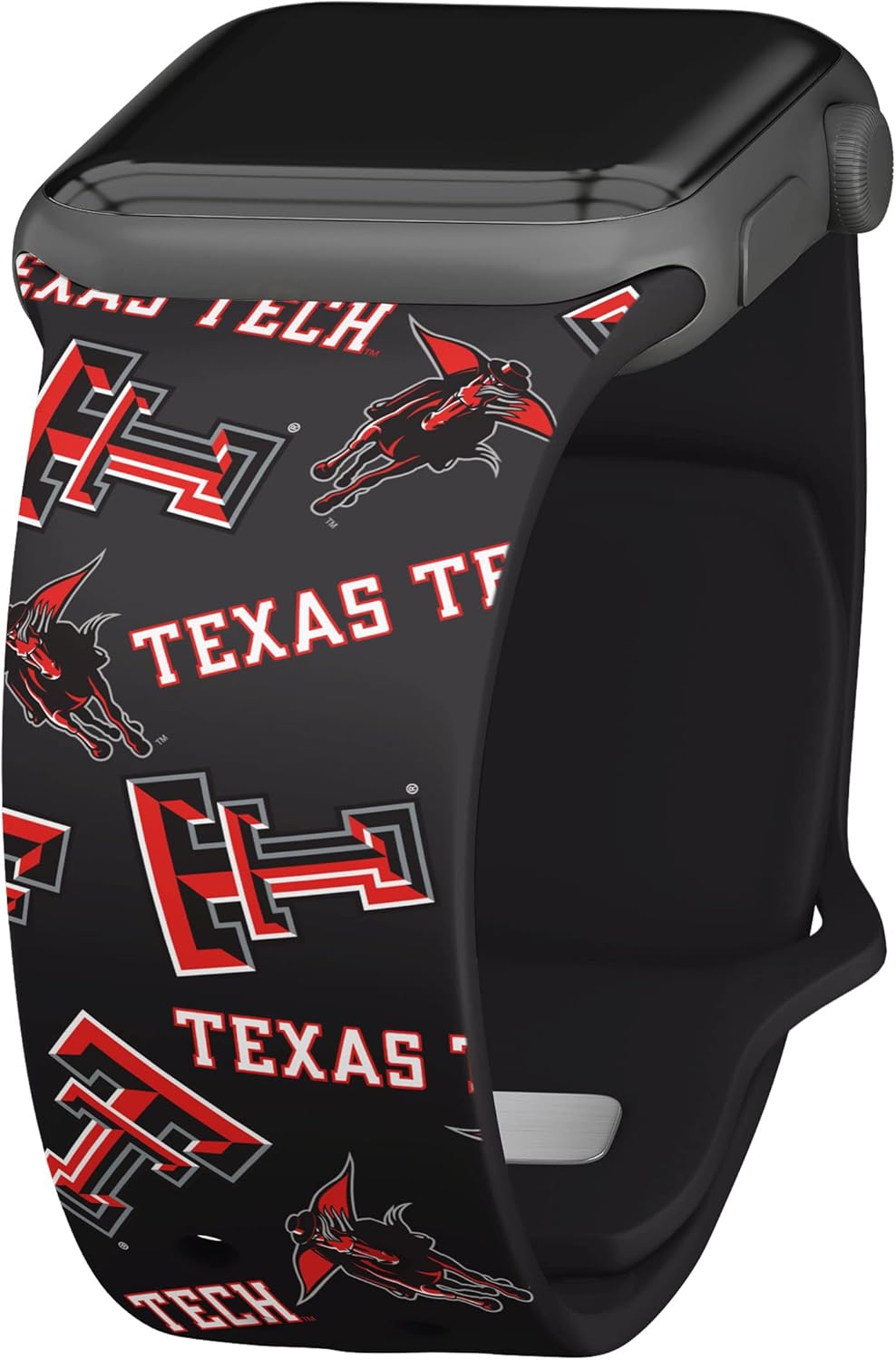 Affinity Bands Texas Tech Red Raiders HD NCAA Watch Band Compatible with Apple Watch - All Series