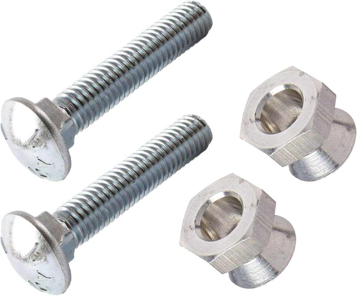 Sign Mounting Hardware Carriage Bolt with Security Nut 5/16-18 X 2" for U Channel Post