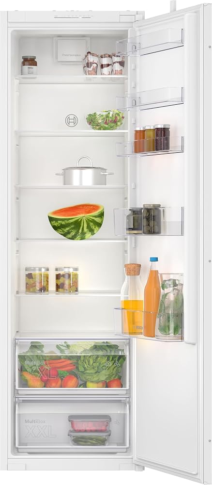 Bosch KIR81NSE0 Série 2 - Réfrigérateur, encastrable, éclairage LED | 177,2 x 54,1 cm, 310 L, Fonction Super réfrigération