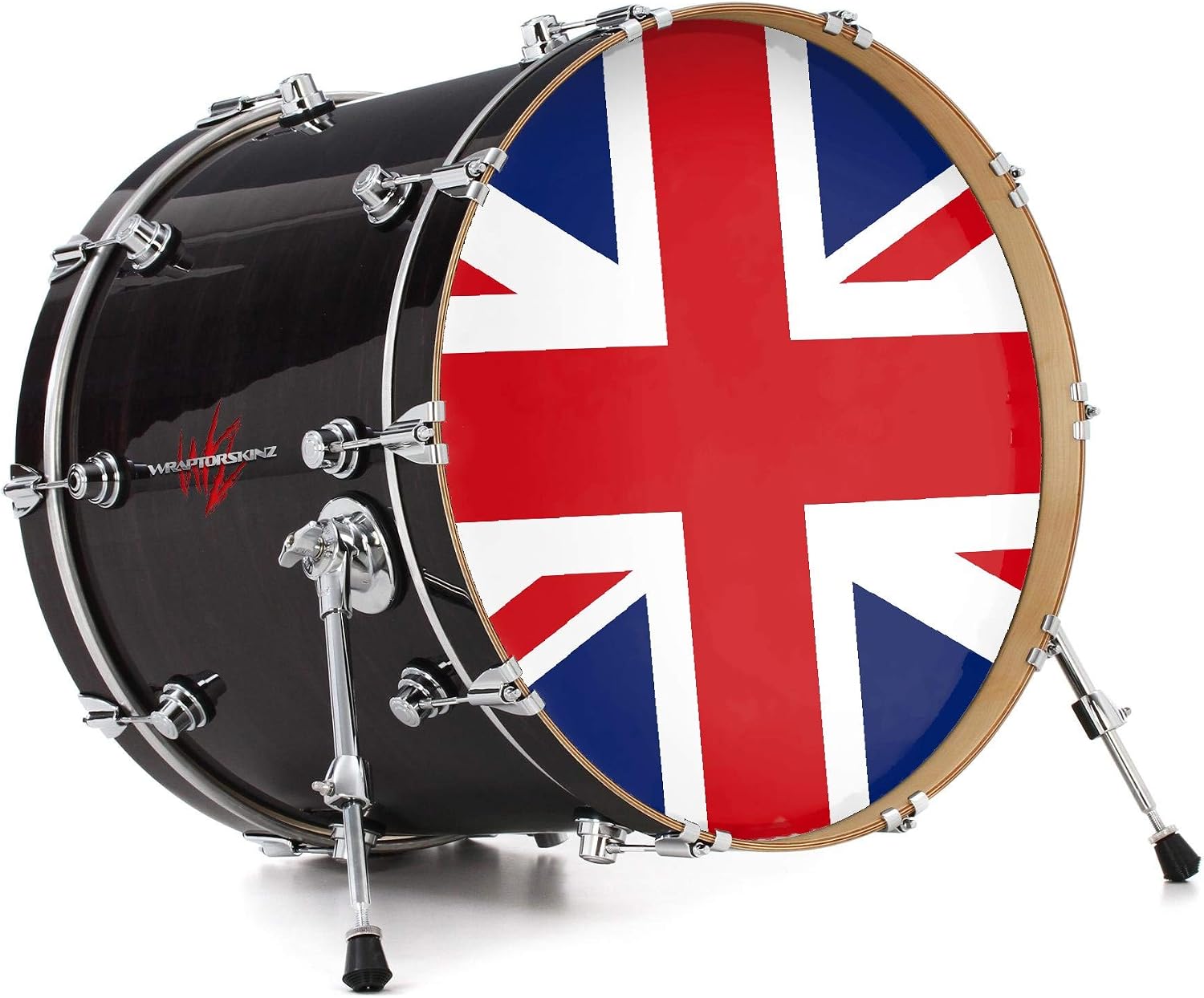 Vinyl Skin Decal Wrap for 22" Bass Kick Drum Head Union Jack 02 - DRUM HEAD NOT INCLUDED