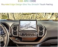 Vista 3 de Protector de pantalla compatible con Bronco Sport 2021 2022, antiexplosión y arañazos, transparente HD, accesorios de navegación de primera calidad