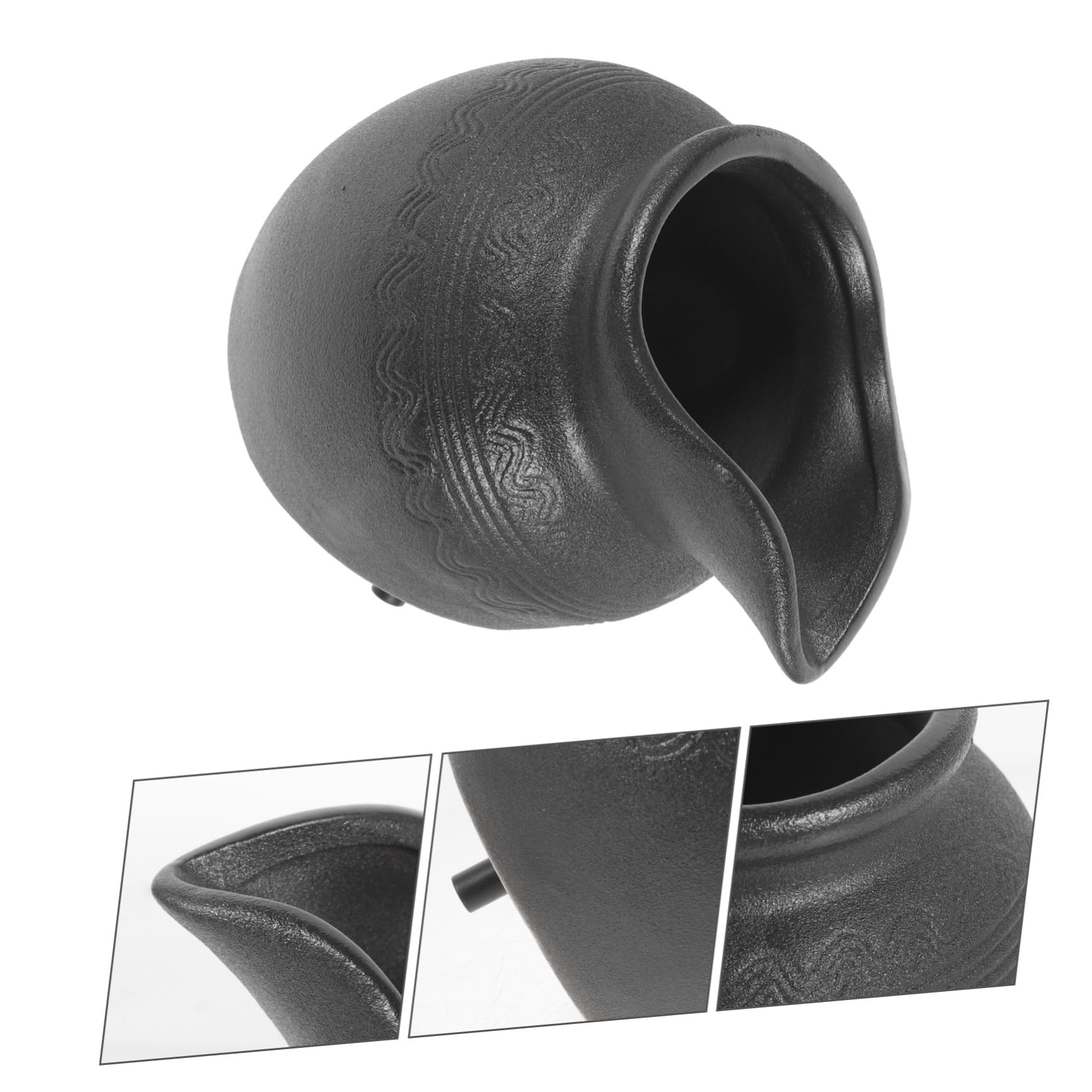 INOOMP Waterfall Jar Fountain Decor for Office and Garden Elegant Decorative Pot with Opening Design for Tranquil Outdoor Spaces for Balconies and Courtyards