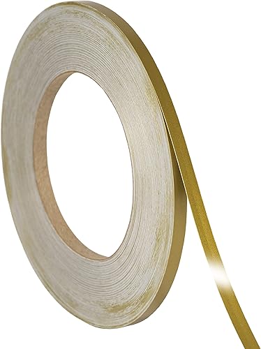 Oracal 651 - Cinta de vinilo para rayas, adhesivo para hacer líneas, diseño de líneas - 14 pulgada, 12 pulgada, 34 pulgada, Dorado