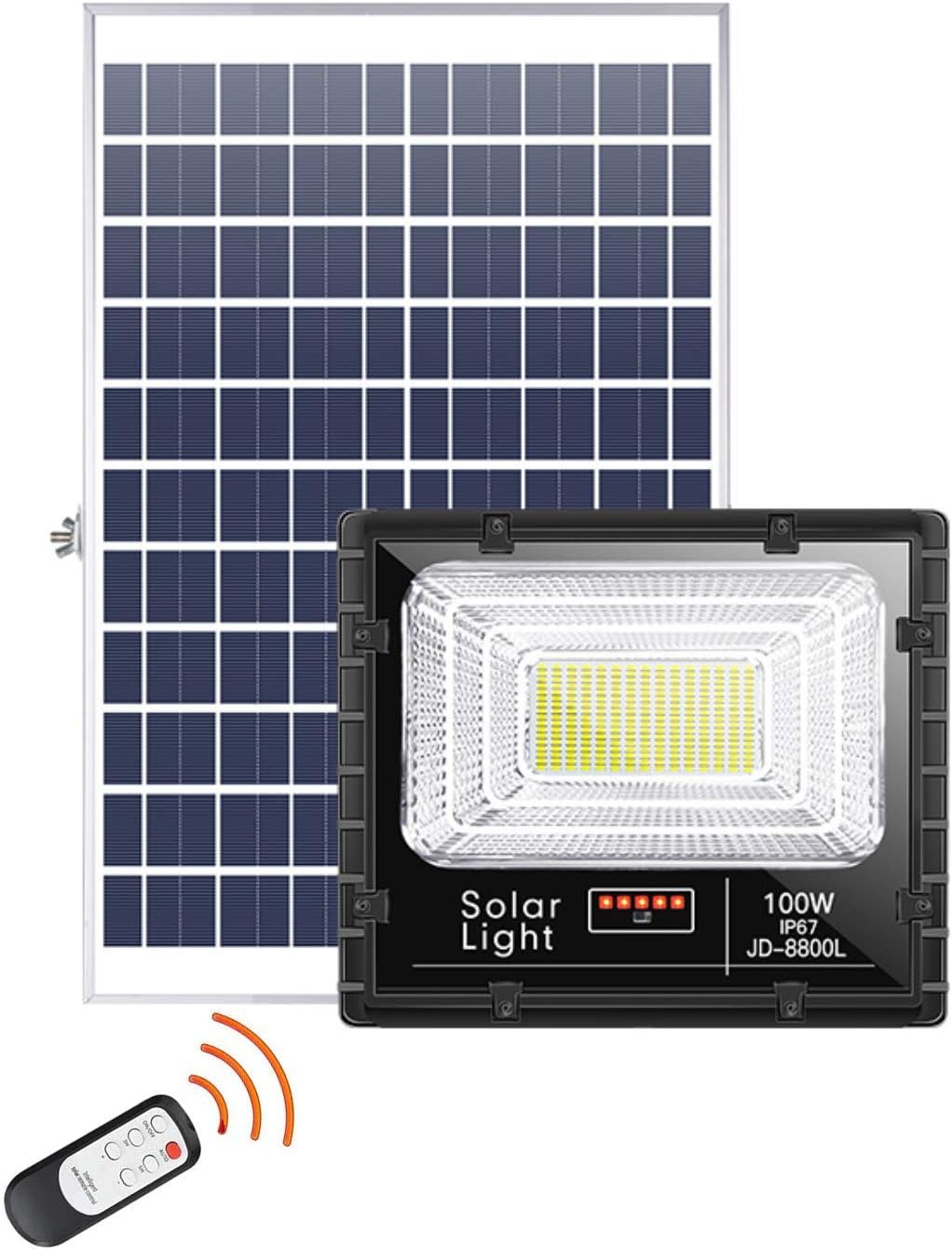 買取り実績 ソーラーフラッドライト屋外100w 256 Ledアルミニウム合金の夕暮れから夜明けまでソーラーパワーの街路灯 リモート付きip67防水セキュリティライト庭の庭の小道ファームボールコート用 Therapeuticapillows Ca